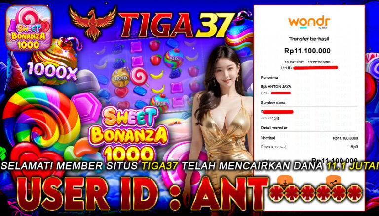 BUKTI (03) SWEET BONANZA 11,1JT ID ANT_____