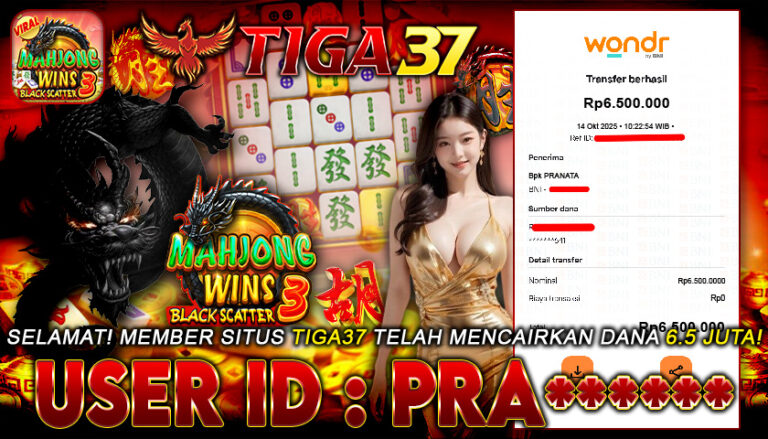 BUKTI KEMANANGAN TIGA37 13