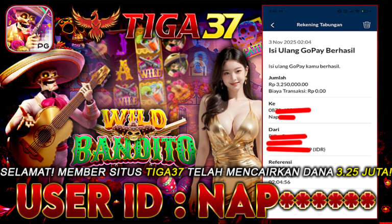 BUKTI (02) BANDITO 3,25JT ID NAP_____