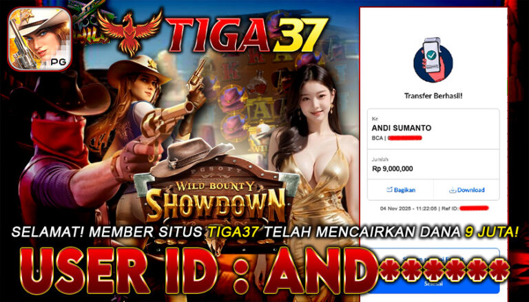 BUKTI KEMANANGAN TIGA37 35