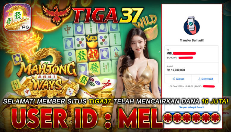 BUKTI KEMANANGAN TIGA37 66