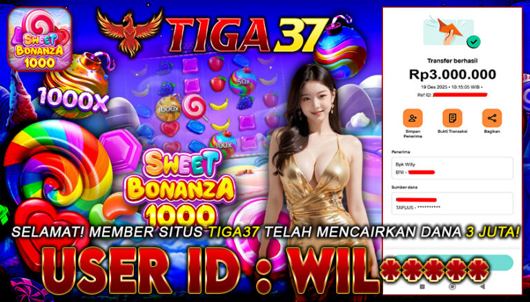 BUKTI KEMANANGAN TIGA37 85