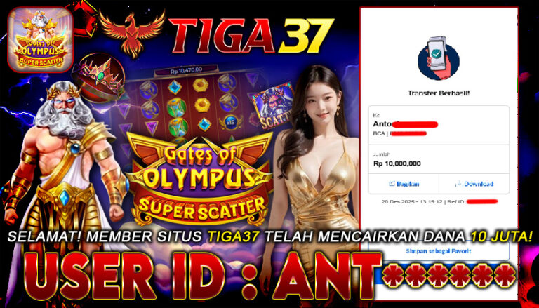 BUKTI KEMANANGAN TIGA37 90