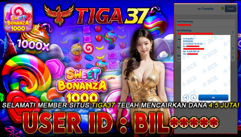 BUKTI KEMANANGAN TIGA37 91