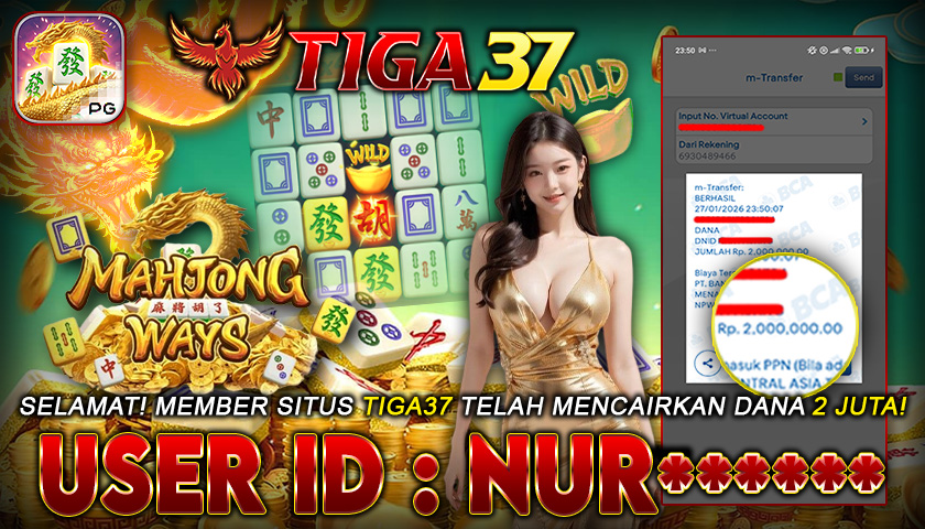 BUKTI (01) MAHJONG DUA 2JT ID NUR